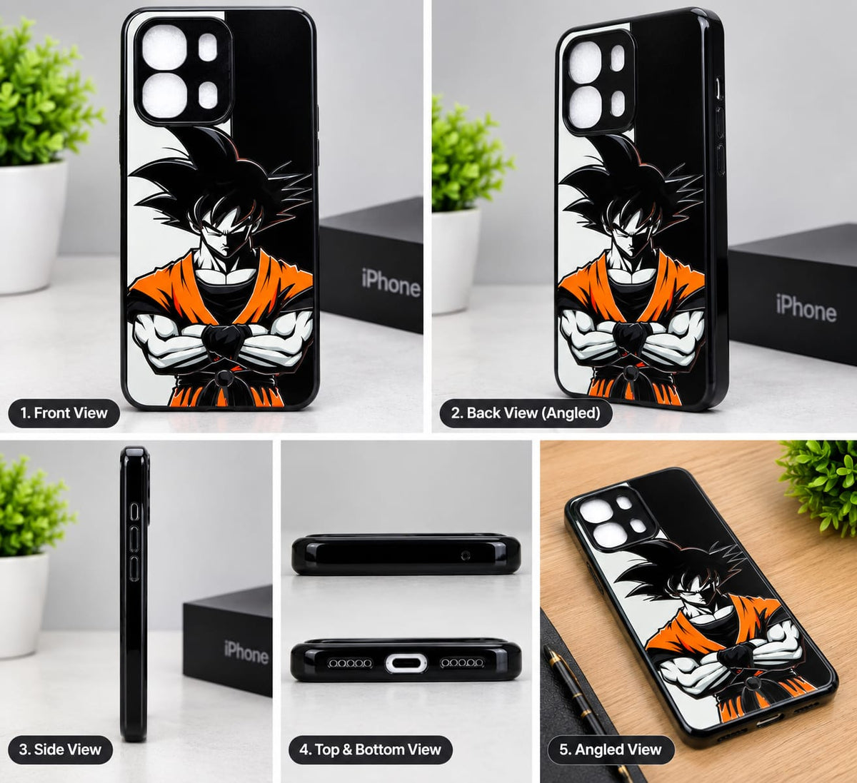 OPPO A6 Pro Goku Anime Graphic Premium Phone Case