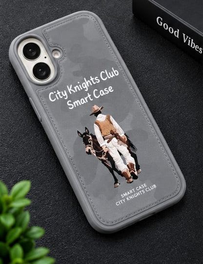 IPhone 16 City knight Club Smart Case 🏇