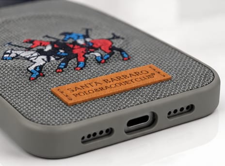 iPhone 15 Pro Luxury Polo Horse Leather Case