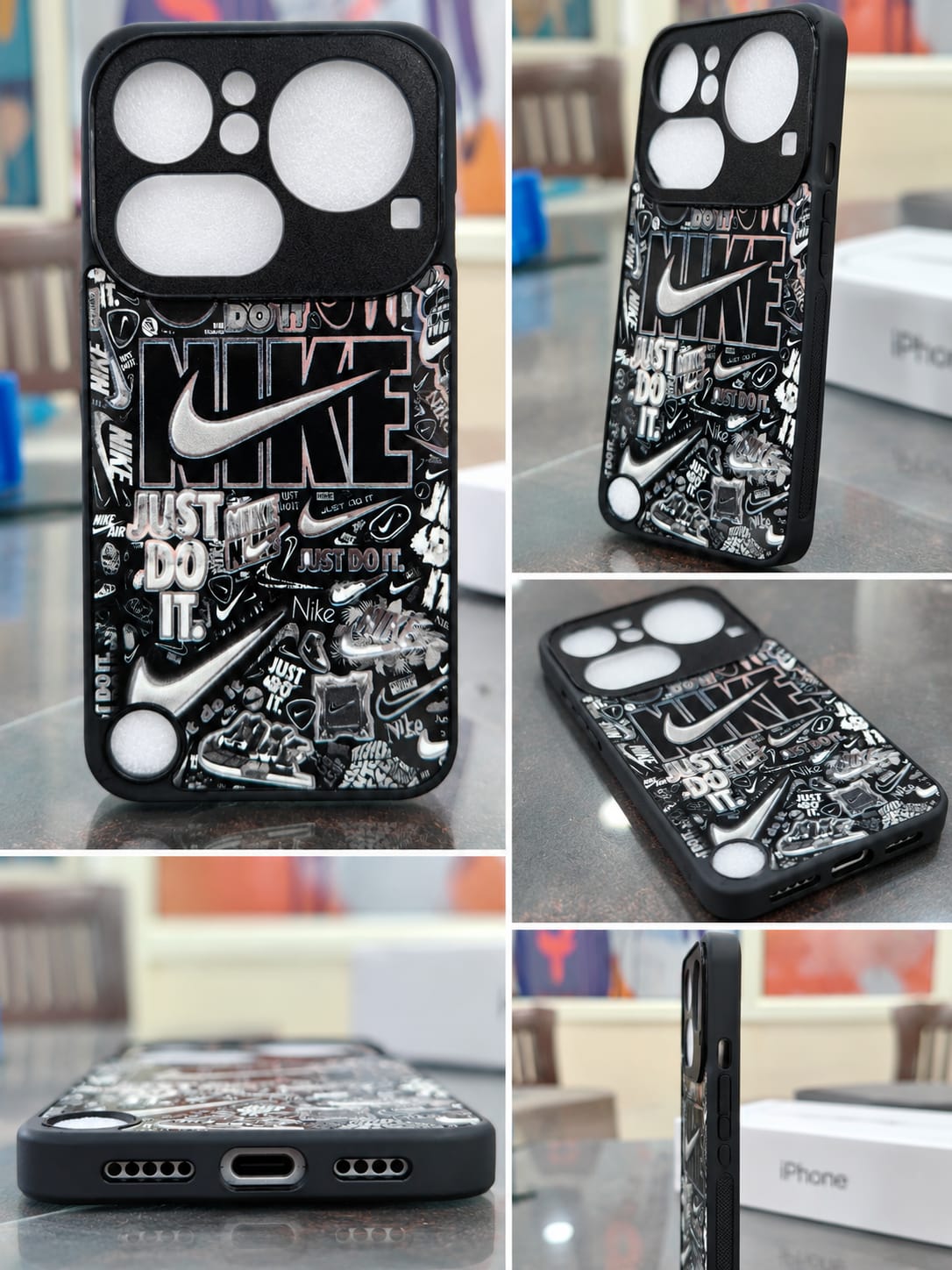 Nothing Phone 4a Pro Black & White Sneaker Graphic Premium Phone Case