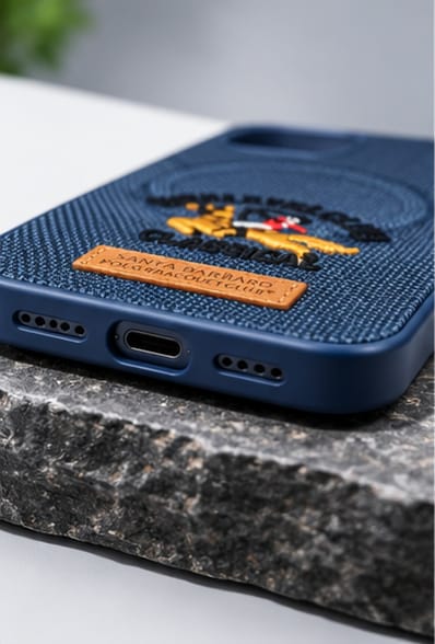 iPhone 15  Luxury Polo Horse Leather Case