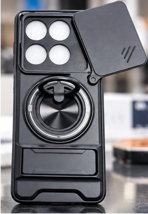 Motorola Edge 60 Fusion 360° Rotating Magnetic Ring Stand Phone Case
