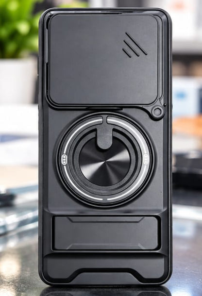 Motorola Edge 60 Fusion 360° Rotating Magnetic Ring Stand Phone Case