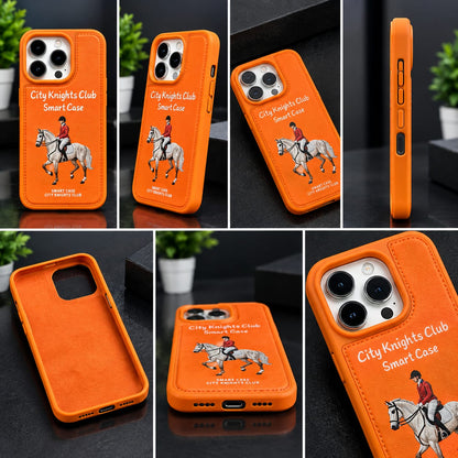 IPhone 16 Pro City knight Club Smart Case 🏇