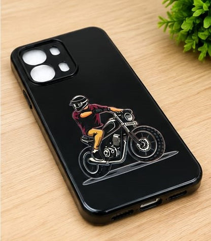 OPPO A6 Pro Stylish Biker Graphic Premium Phone Case