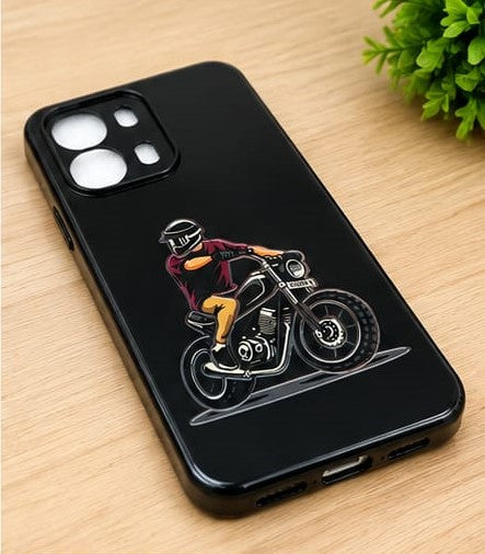 OPPO A6 Pro Stylish Biker Graphic Premium Phone Case