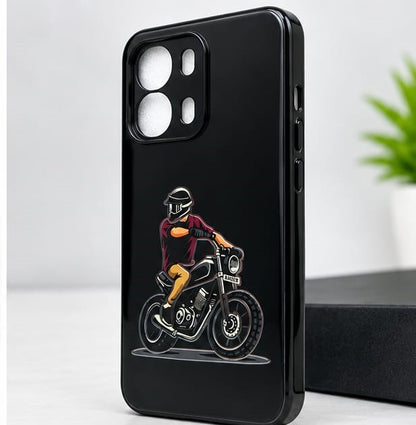 OPPO A6 Pro Stylish Biker Graphic Premium Phone Case