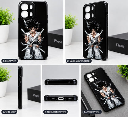 OPPO A6 Pro Anime Warrior Sword Graphic Premium Phone Case