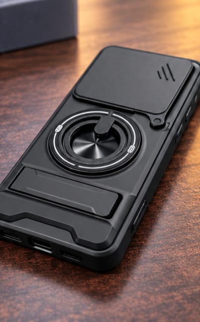 Vivo V60 360° Rotating Magnetic Ring Stand Phone Case