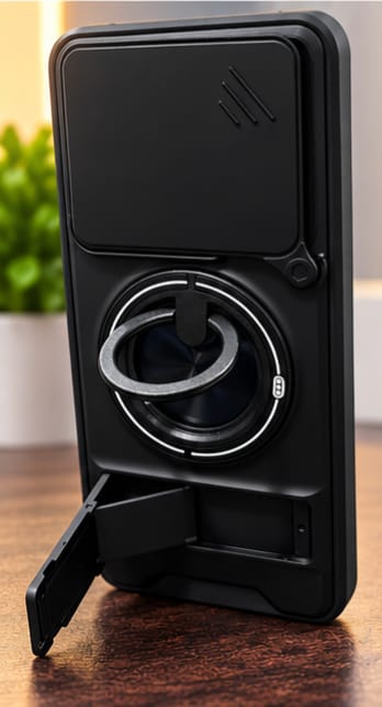 Vivo V60 360° Rotating Magnetic Ring Stand Phone Case