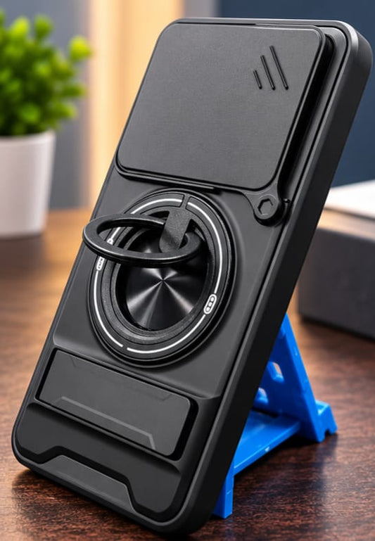 Vivo V60 360° Rotating Magnetic Ring Stand Phone Case