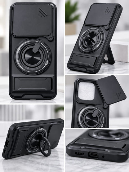 Vivo V70 360° Rotating Magnetic Ring Stand Phone Case