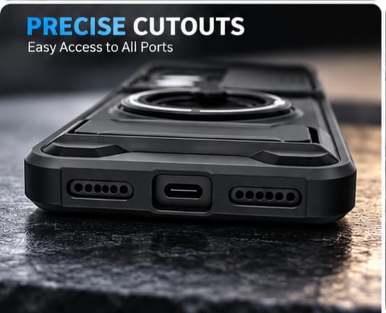 Vivo Y400 Pro 360° Rotating Magnetic Ring Stand Phone Case