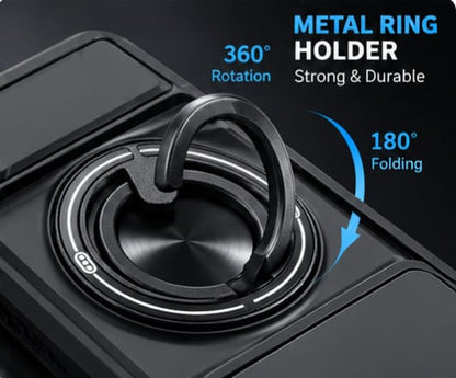 Vivo Y400 Pro 360° Rotating Magnetic Ring Stand Phone Case