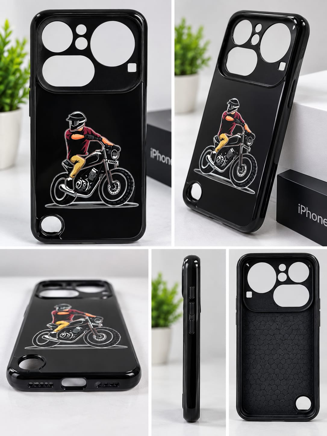 Nothing Phone 4a Pro Stylish Biker Graphic Premium Phone Case