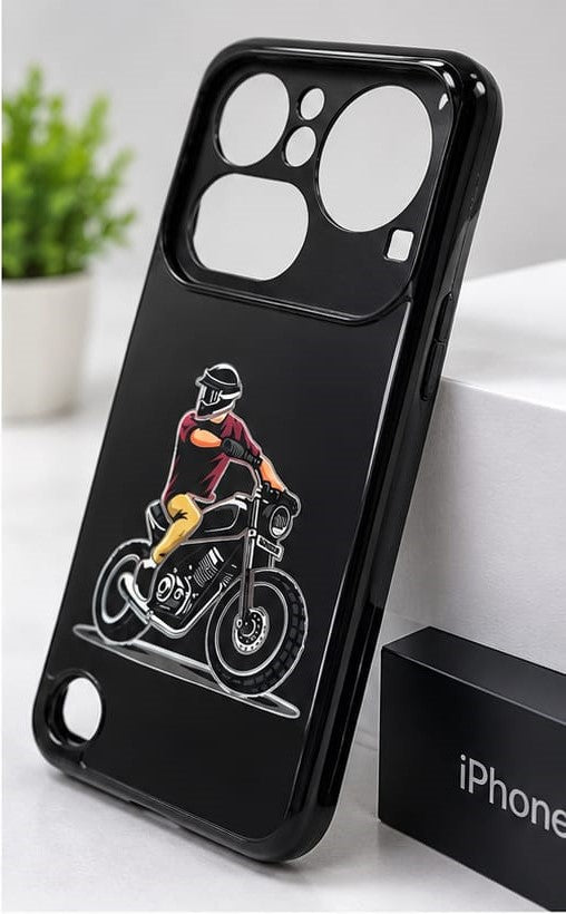 Nothing Phone 4a Pro Stylish Biker Graphic Premium Phone Case
