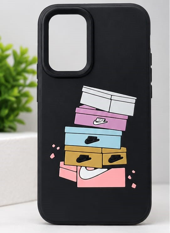 Samsung Galaxy A16 Black Sneaker Stack Phone Case