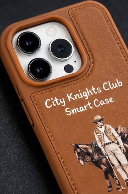 IPhone 16 Pro City knight Club Smart Case 🏇