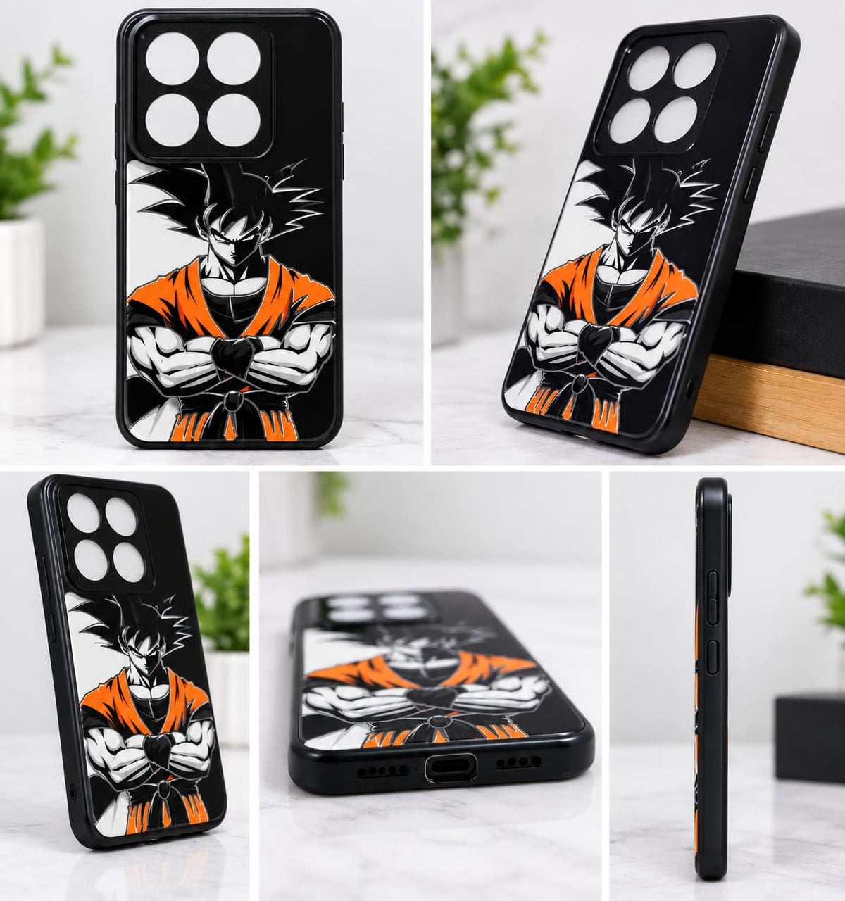 Motorola Edge70 Pro Goku Anime Graphic Premium Phone Case