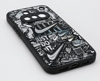 Nothing Phone 3a Black & White Sneaker Graphic Premium Phone Case