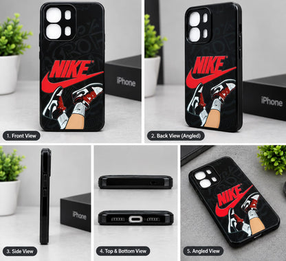 OPPO A6 Pro Red Sneaker Graphic Premium Phone Case