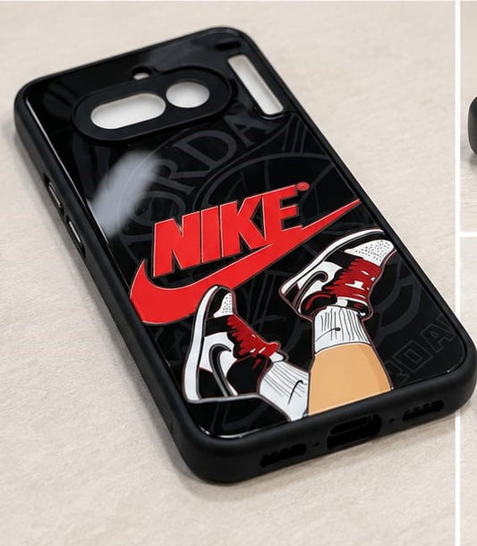 Nothing Phone 4a Red Sneaker Graphic Premium Phone Case