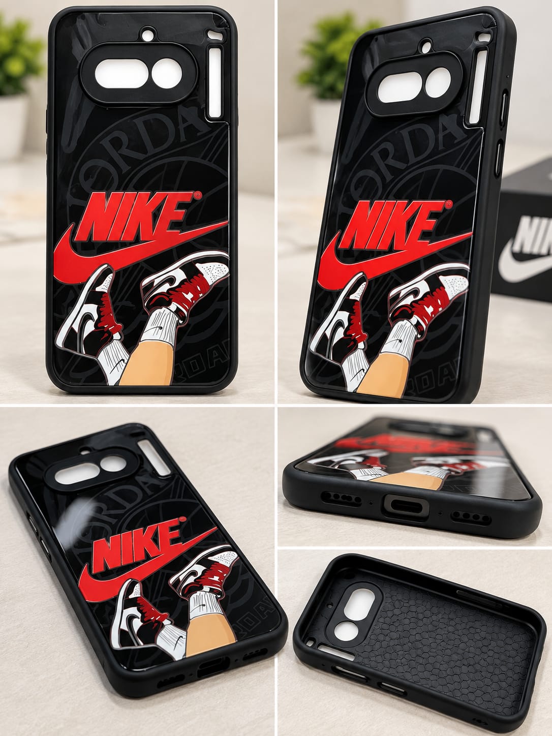 Nothing Phone 4a Red Sneaker Graphic Premium Phone Case