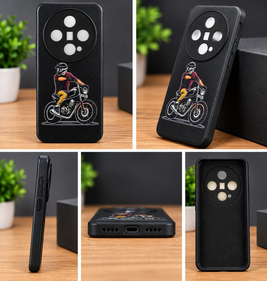 Vivo X300 Stylish Biker Graphic Premium Phone Case
