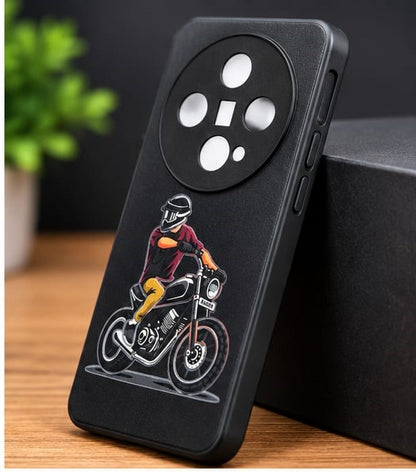 Vivo X300 Stylish Biker Graphic Premium Phone Case
